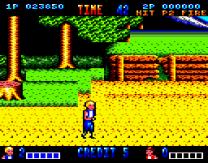 double dragon mountains on amstrad